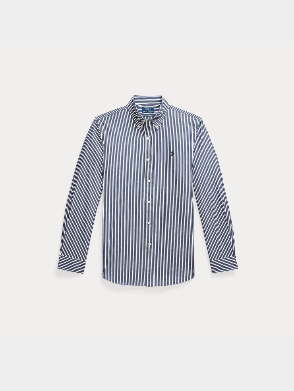 2026 New Arrival Camicia a Righe in Popeline Stretch Blu/Bianco