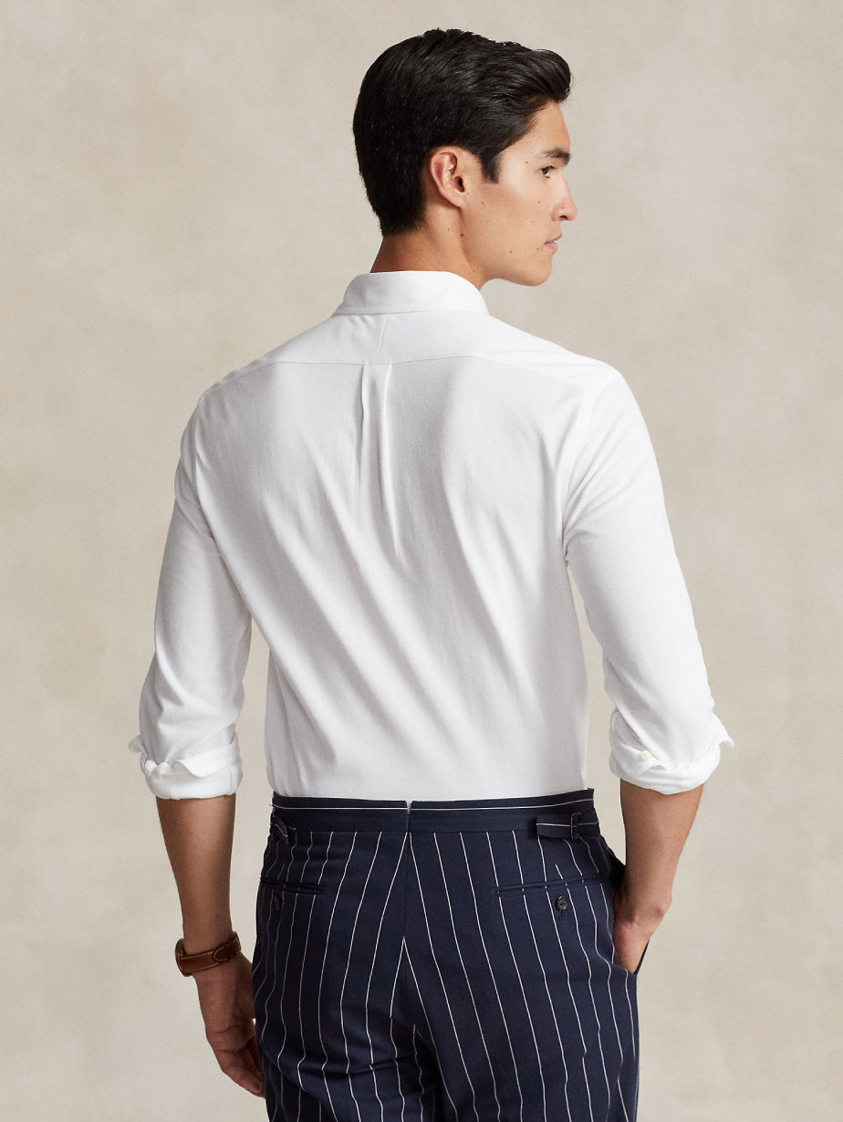 2026 New Arrival Camicia Knit Oxford Bianco