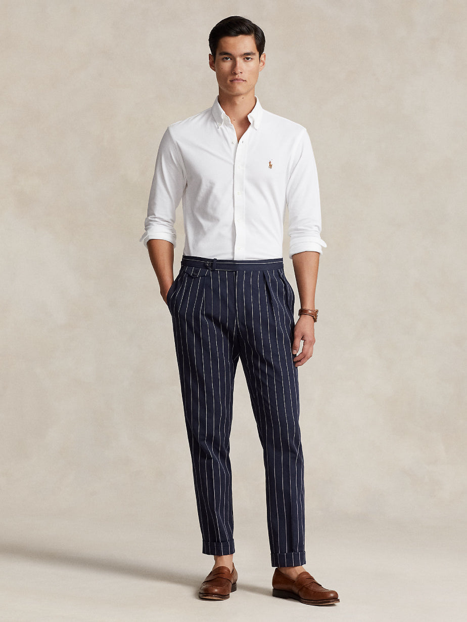 2026 New Arrival Camicia Knit Oxford Bianco