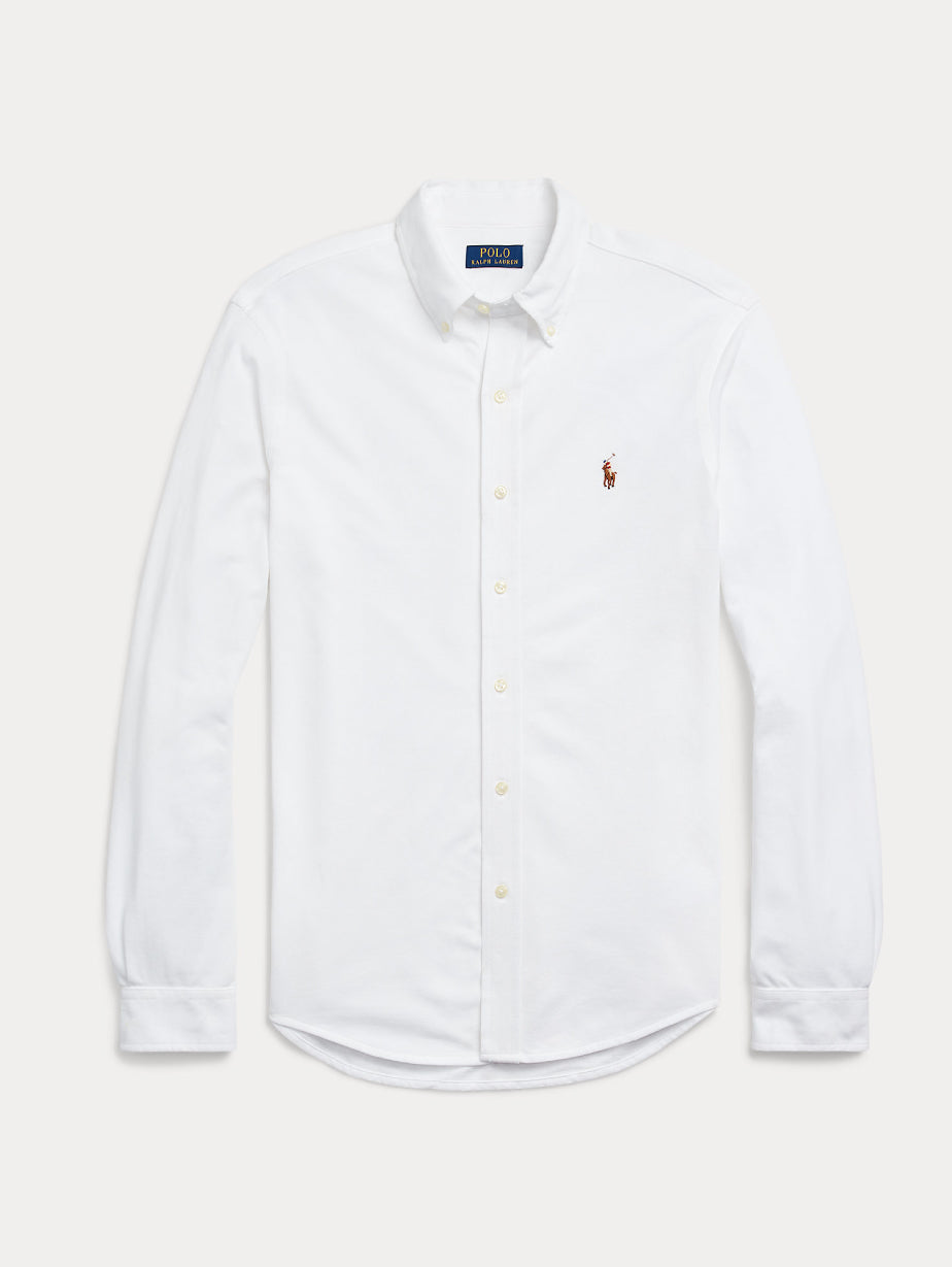 2026 New Arrival Camicia Knit Oxford Bianco