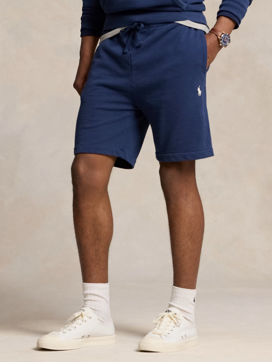 2026 New Arrival Shorts in Cotone Loopback Blu