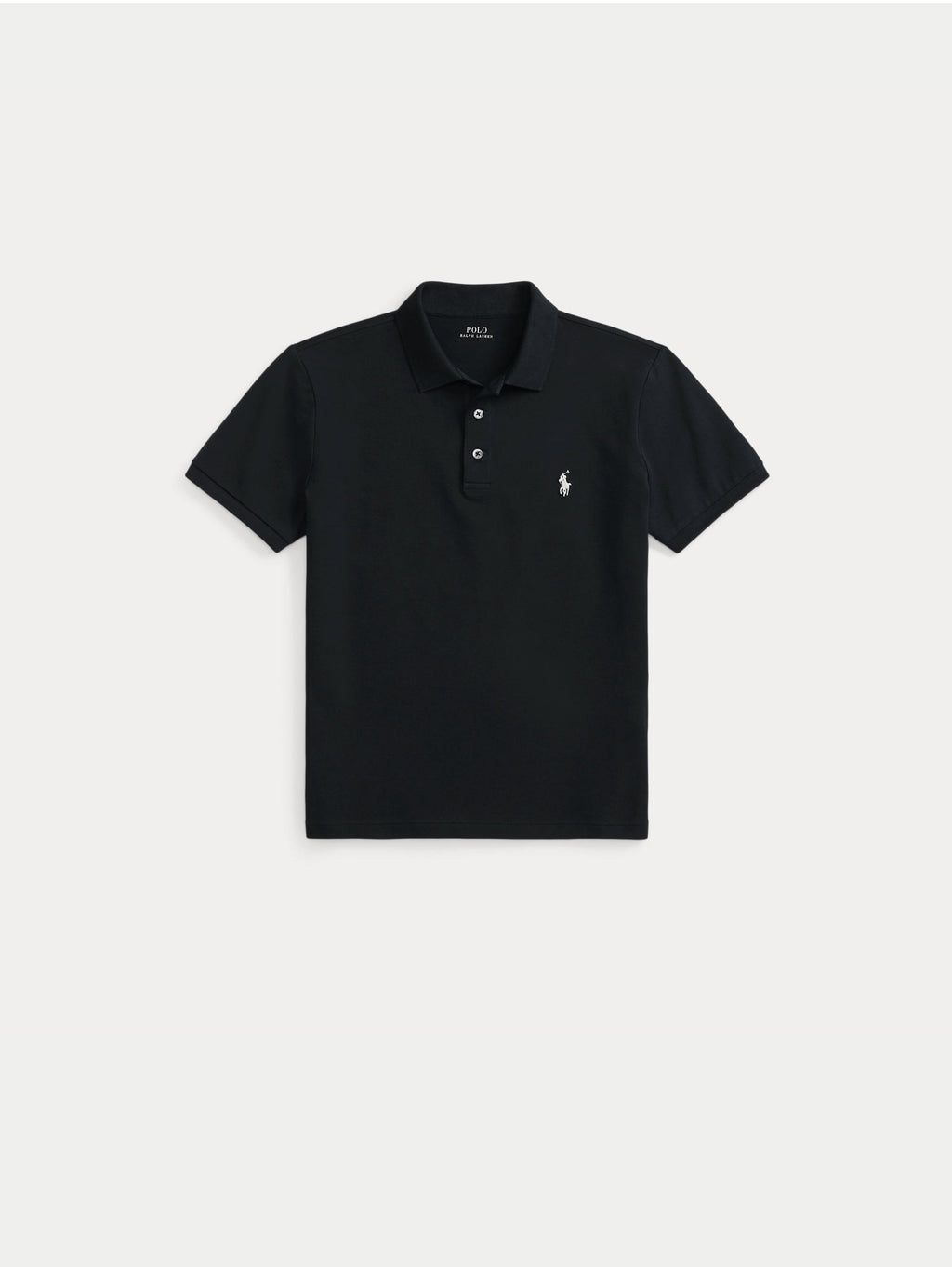 2026 New Arrival Polo in Piqué Stretch Custom Slim Fit Nero