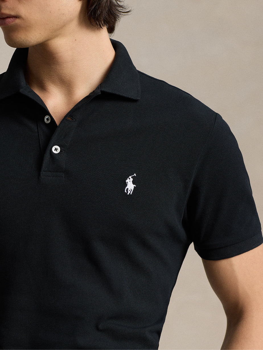 2026 New Arrival Polo Maniche Corte In Cotone Nero