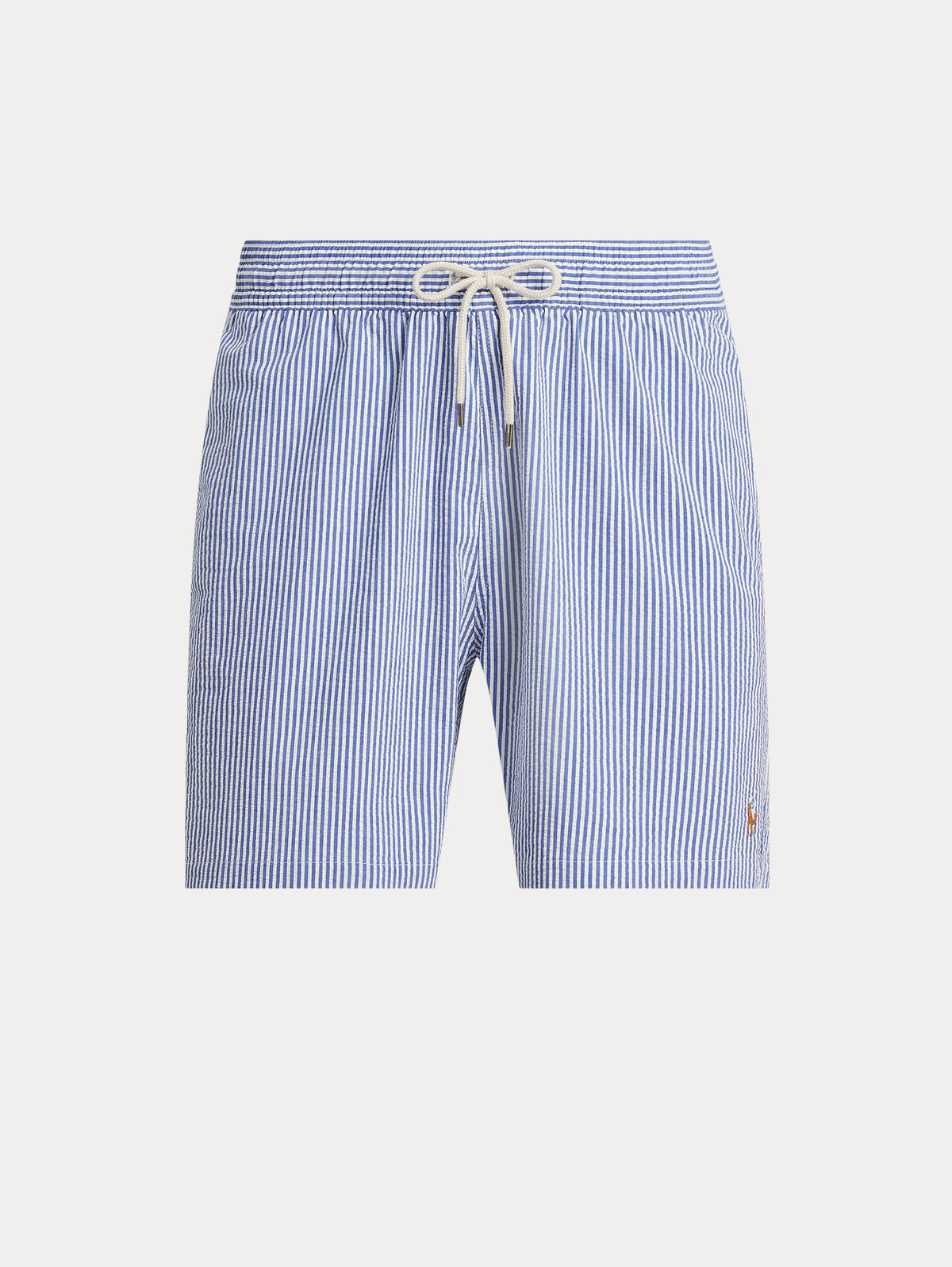 2026 New Arrival Costume da Mare Traveler in Seersucker a Righe Blu/Bianco