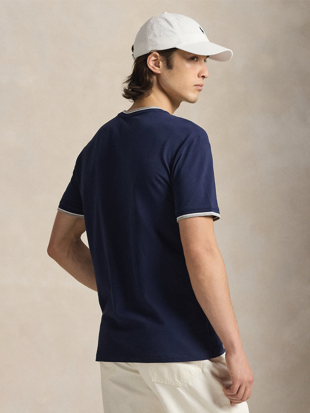 2026 New Arrival T-shirt in Jersey Mesh Classic Fit Blu
