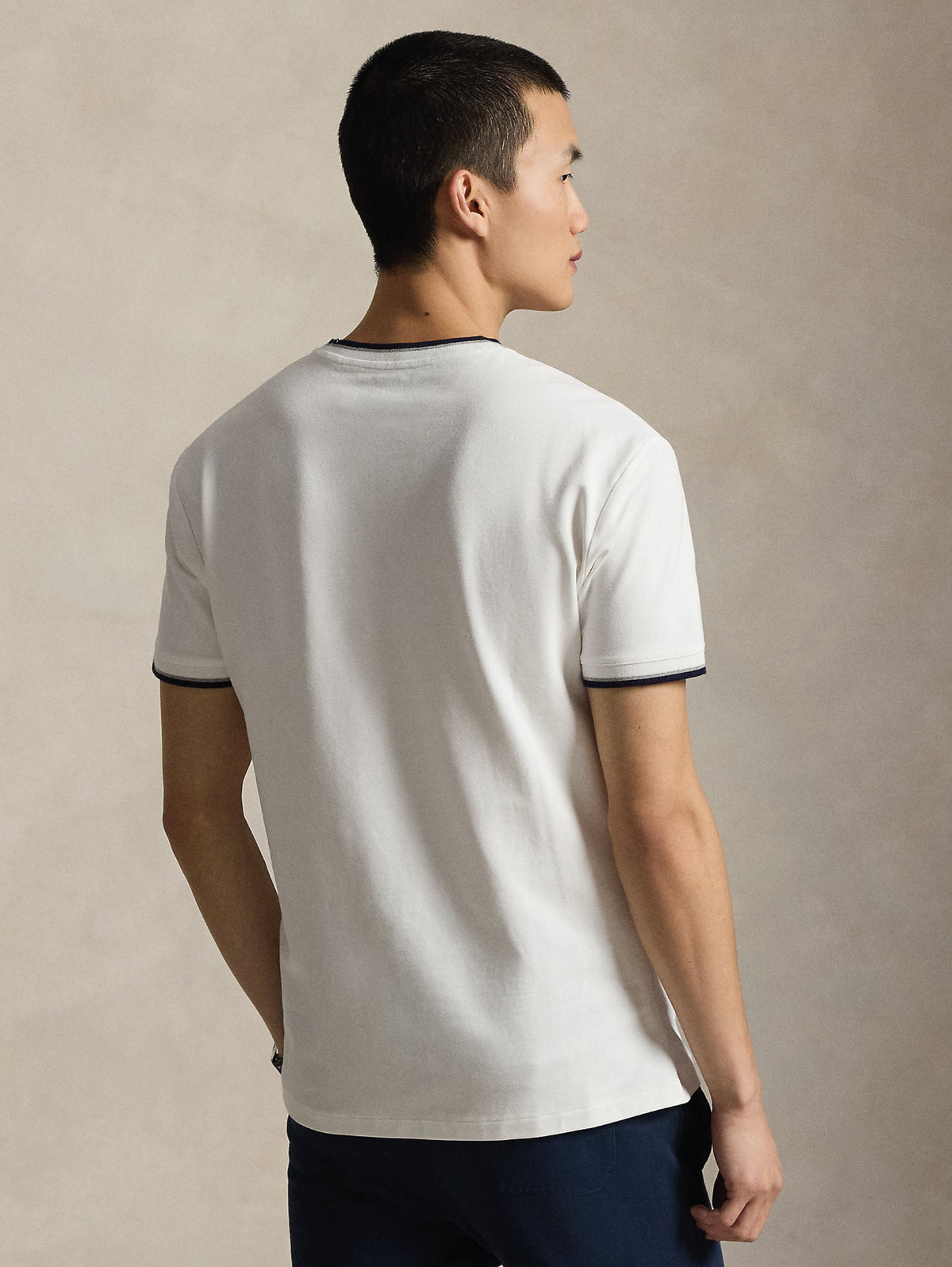 2026 New Arrival T-shirt in Jersey Mesh Classic Fit Bianco