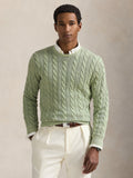 2026 New Arrival Maglione a Trecce Tinto in Capo Verde