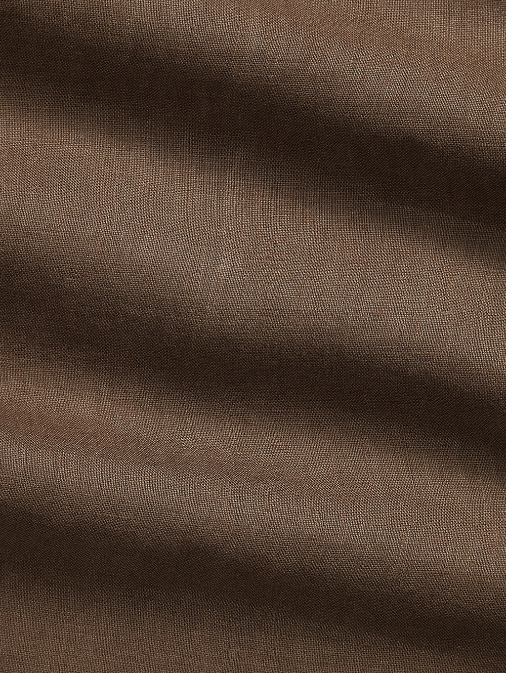 2026 New Arrival Camicia in Lino Custom Fit Marrone