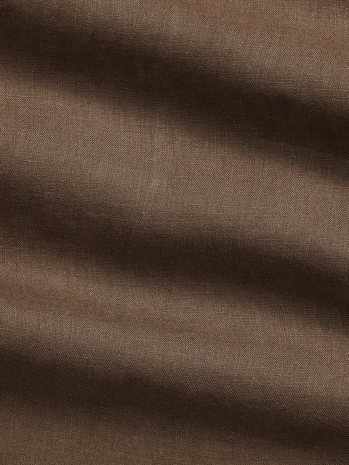 2026 New Arrival Camicia in Lino Custom Fit Marrone