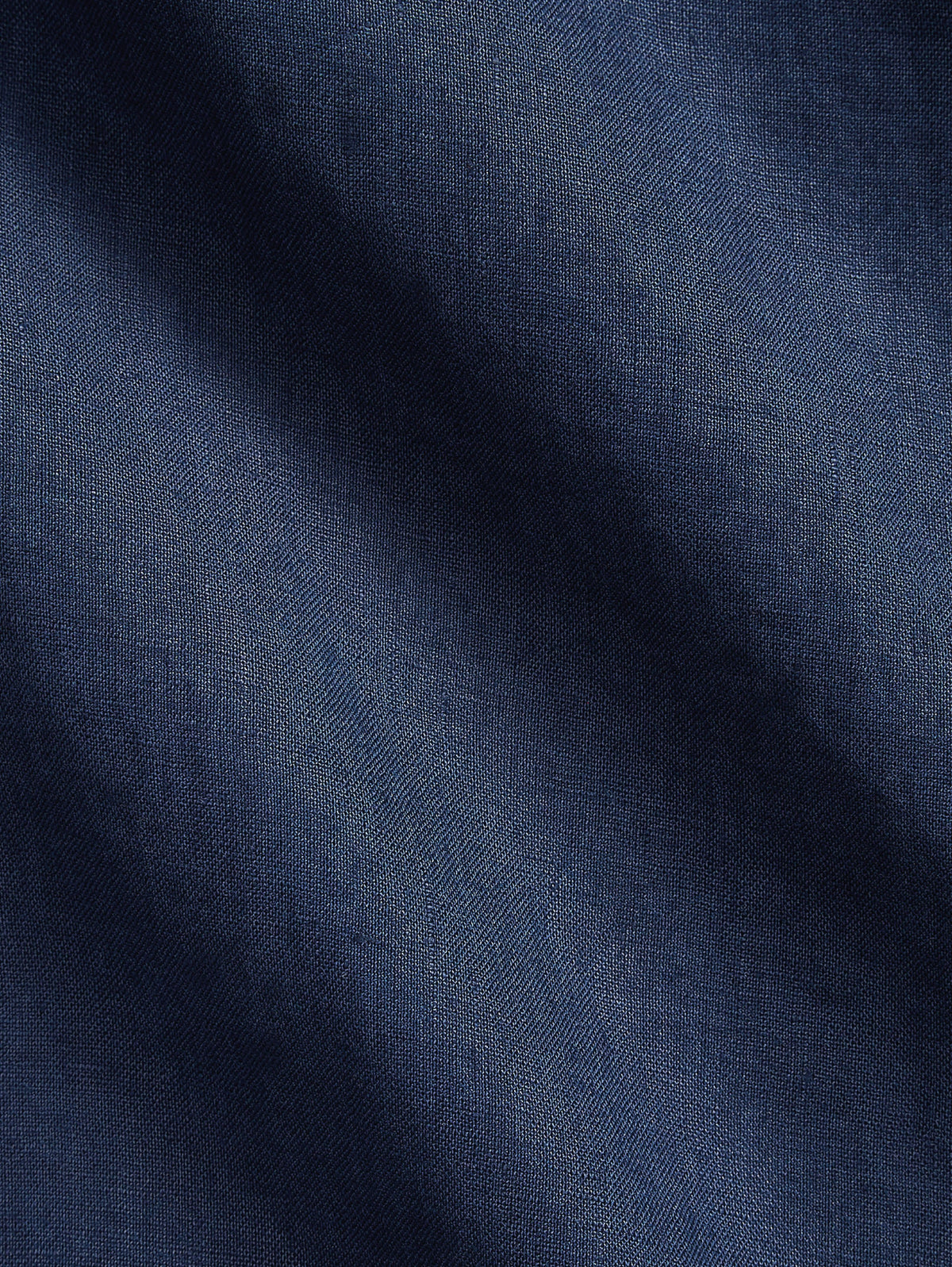 2026 New Arrival Camicia in Lino Custom Fit Blu Navy