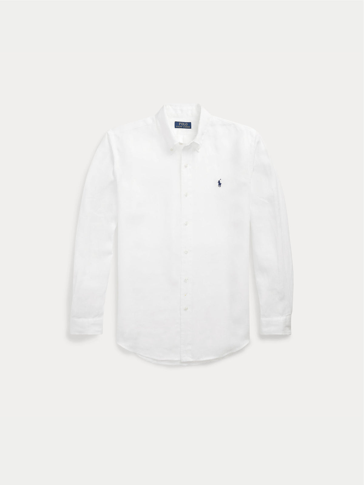 2026 New Arrival Camicia Sportiva in lino Slim Fit Bianco Ceramica