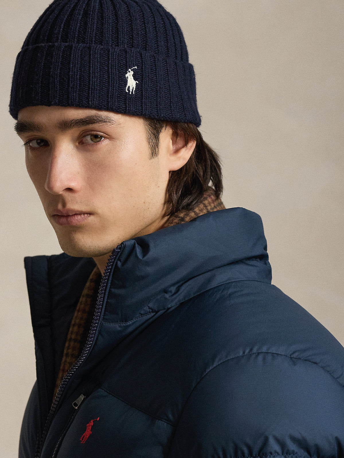 2026 New Arrival Giacca in Ripstop Idrorepellente Opaco con Cappuccio Navy Blu
