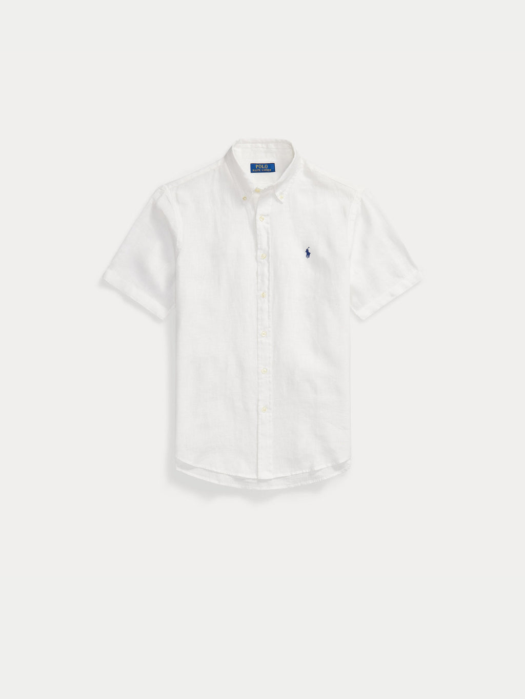 2026 New Arrival Camicia in Lino Maniche Corte Bianco