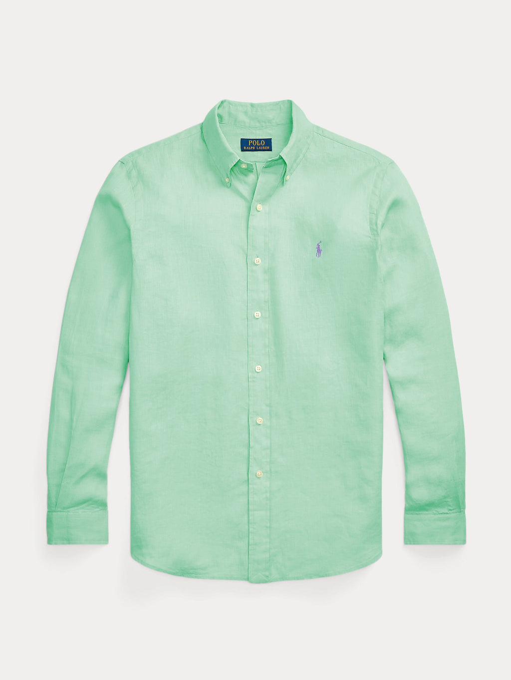 2026 New Arrival Camicia in Lino Slim Fit Verde