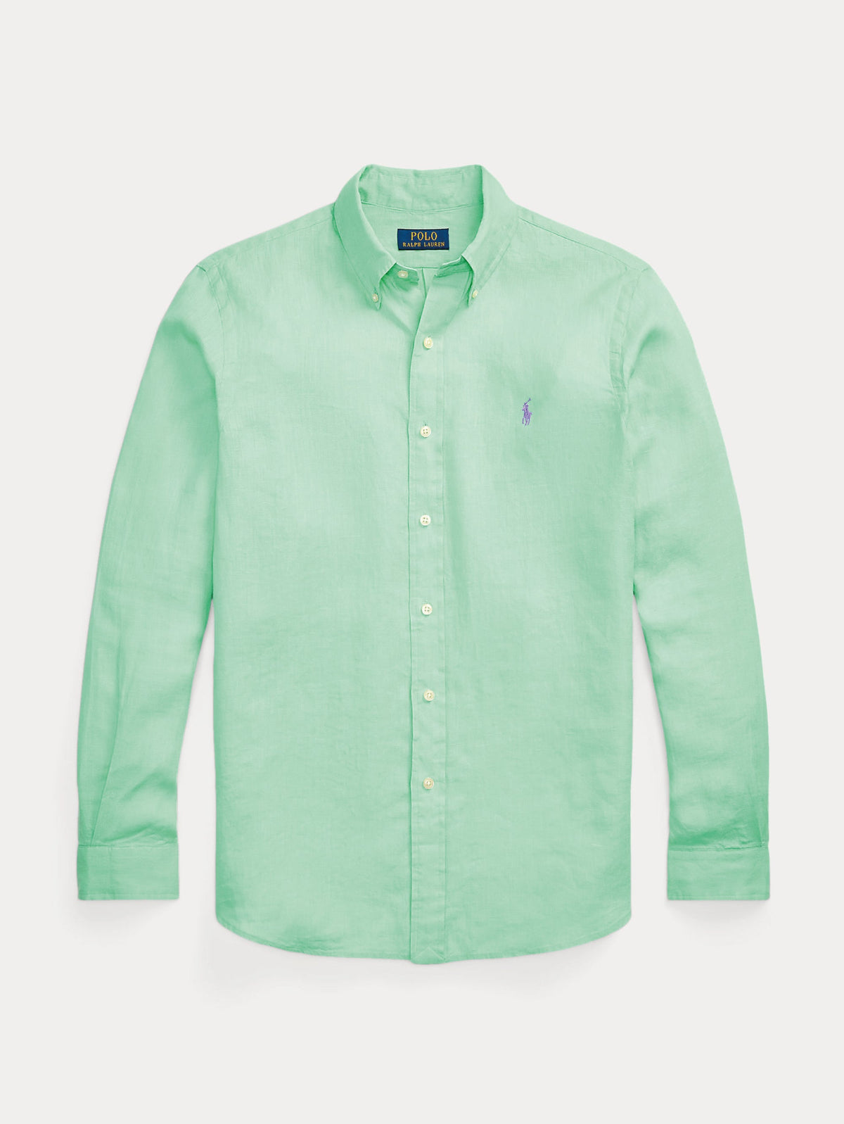 2026 New Arrival Camicia in Lino Slim Fit Verde