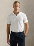 2026 New Arrival Polo Stretch Custom Slim Fit Bianco
