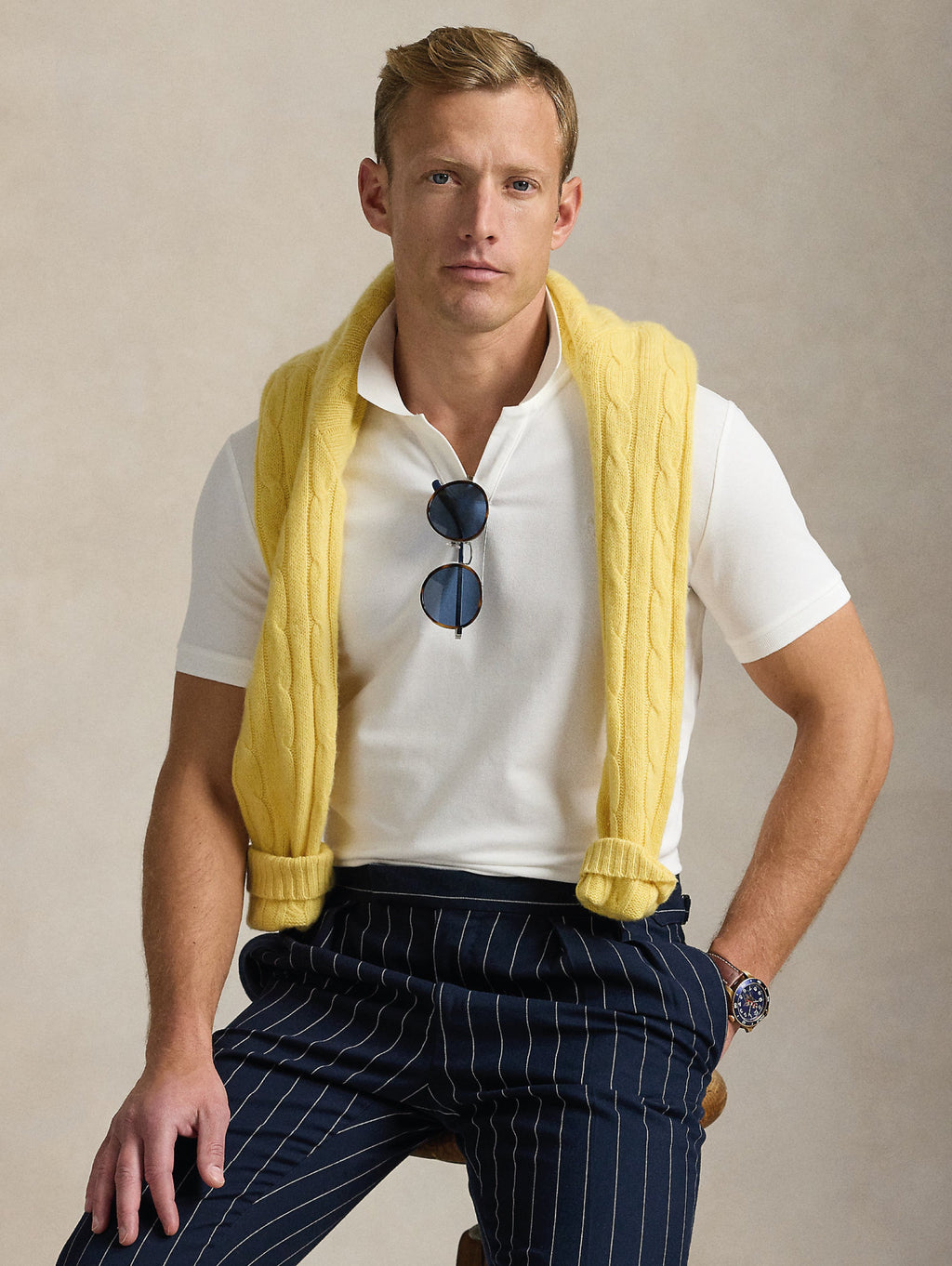 2026 New Arrival Polo Stretch Custom Slim Fit Bianco
