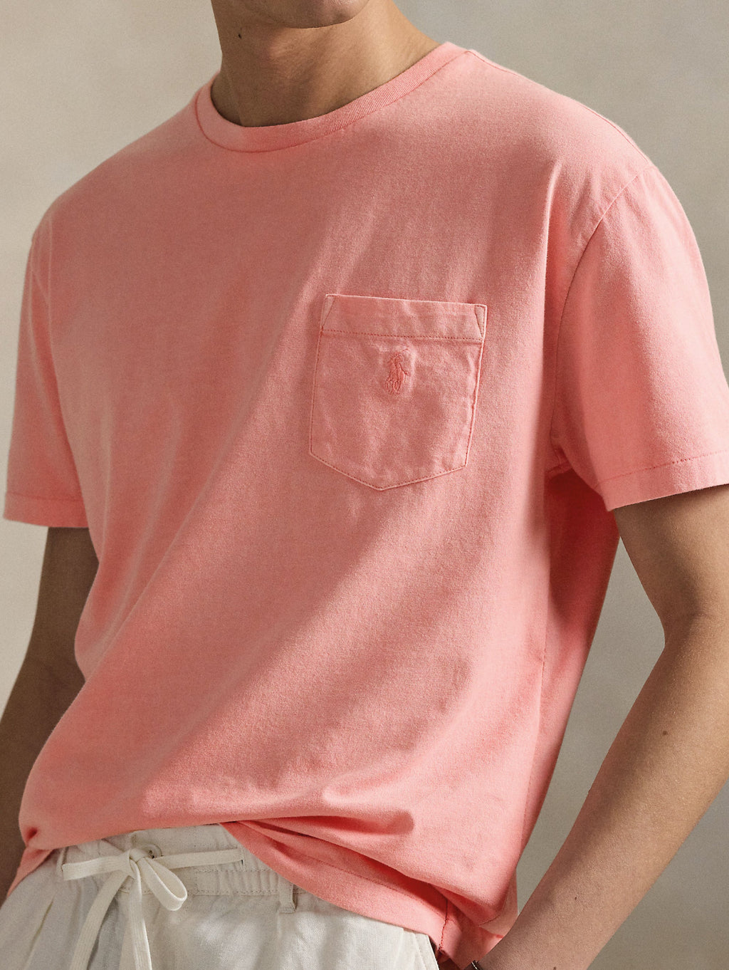 2026 New Arrival T-shirt con Taschino Custom Slim Fit Rosa