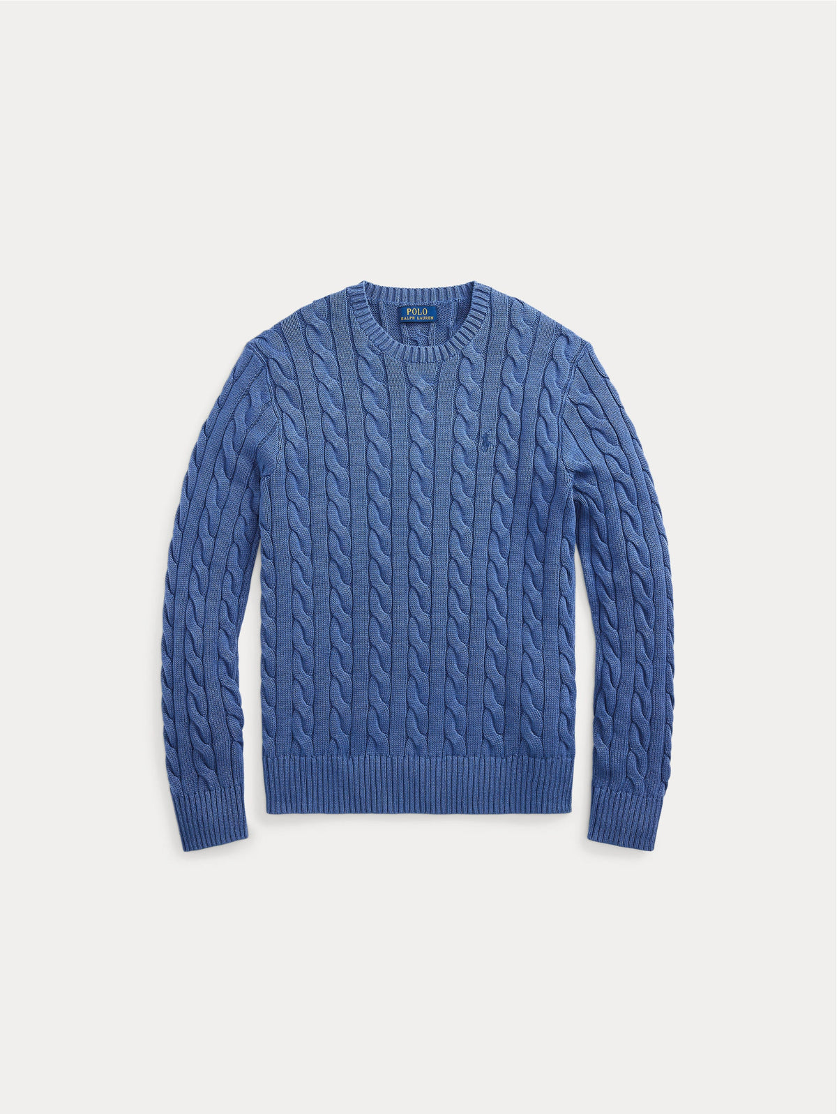 2026 New Arrival Maglia a Trecce Tinto in Capo Blu