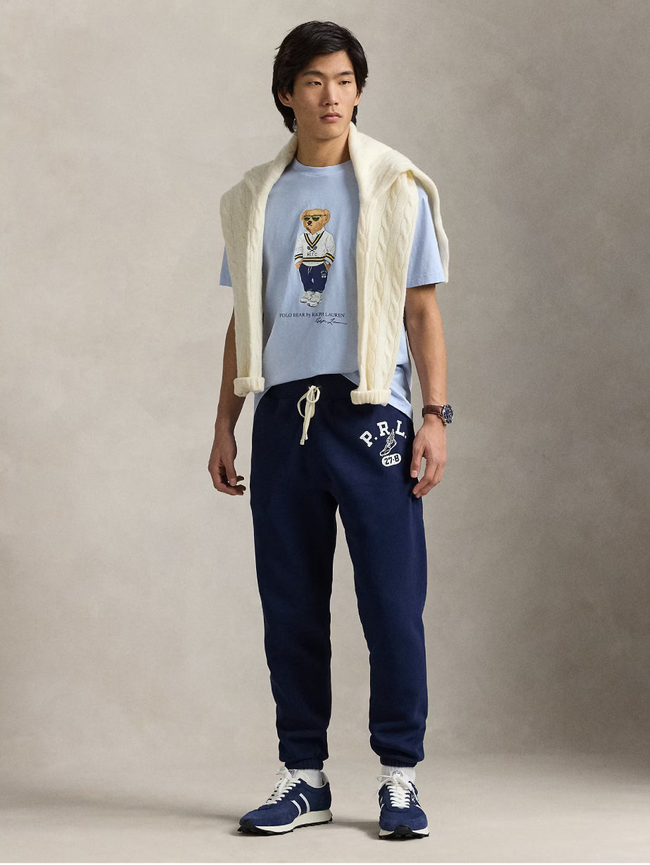 2026 New Arrival T-shirt con Stampa Polo Bear Fiordaliso