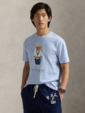 2026 New Arrival T-shirt con Stampa Polo Bear Fiordaliso