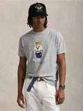 2026 New Arrival T-shirt con Stampa Polo Bear Grigio