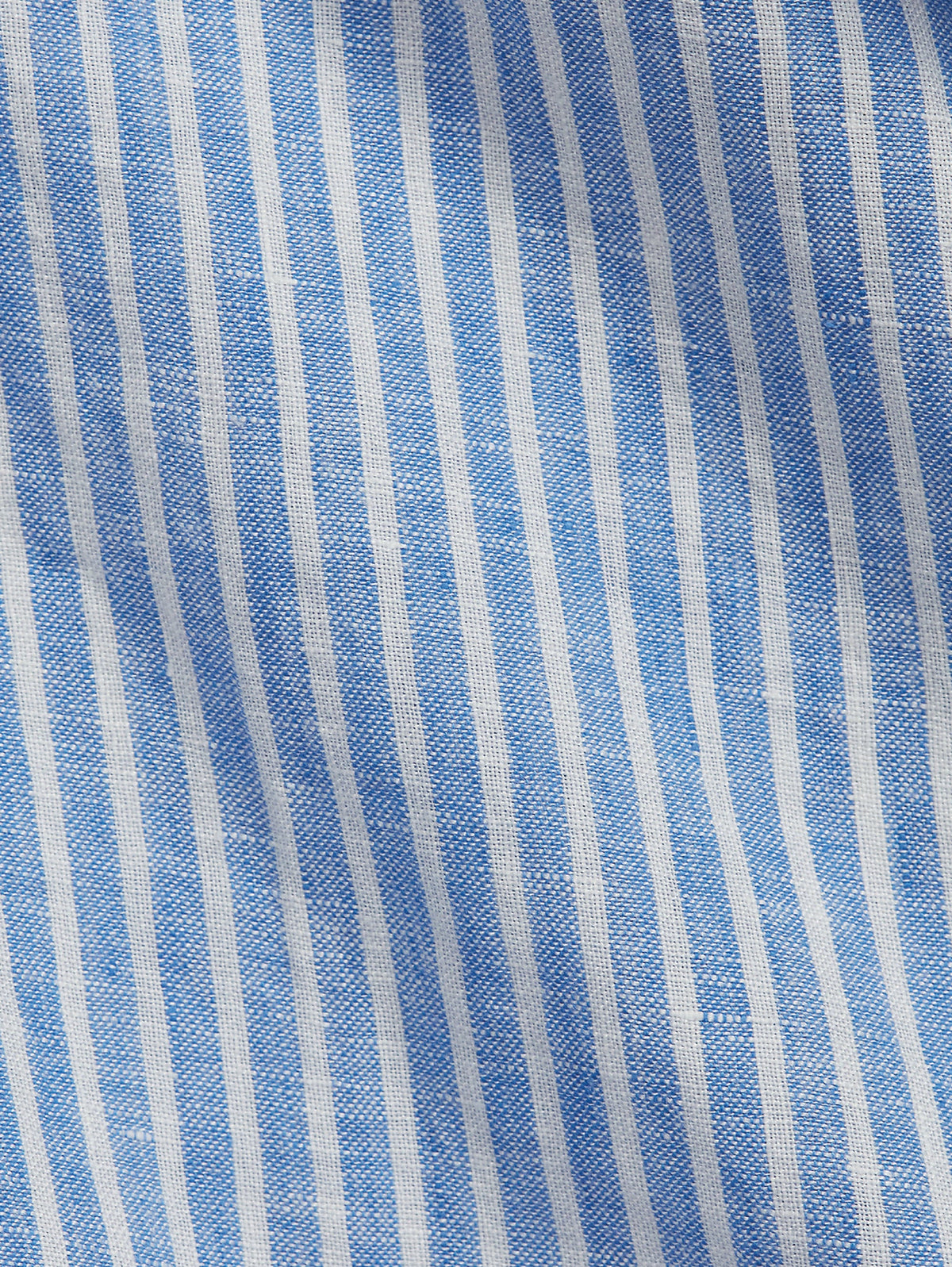 2026 New Arrival Camicia in Lino Custom Fit a Righe Blu/Bianco