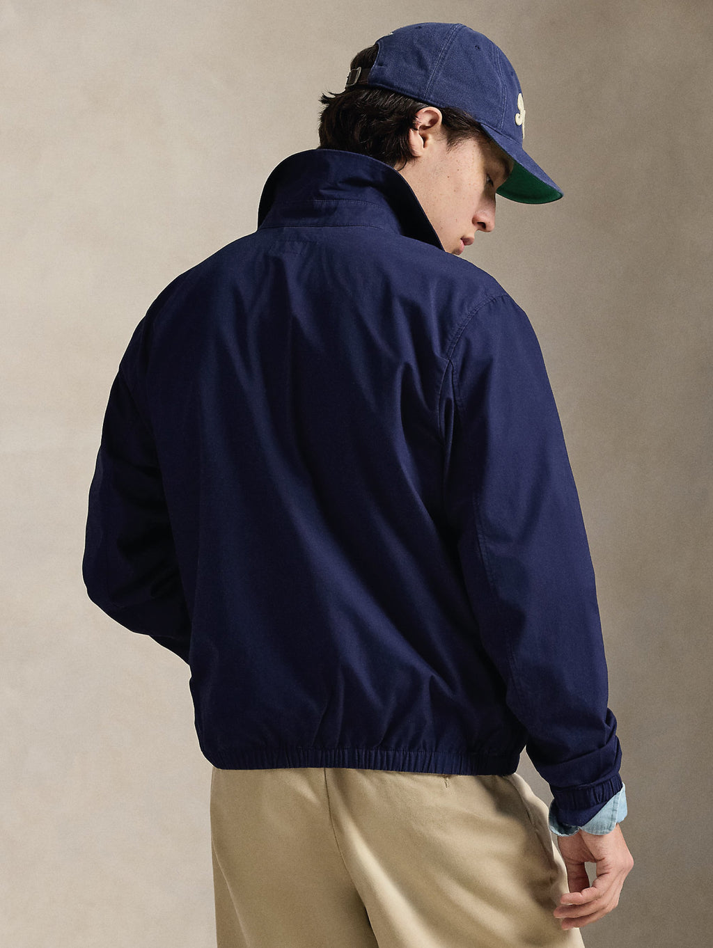 2026 New Arrival Giacca in Popeline di Cotone Bayport Blu
