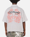 New Products Ed Hardy Dragon Zip Shirt Grey/White