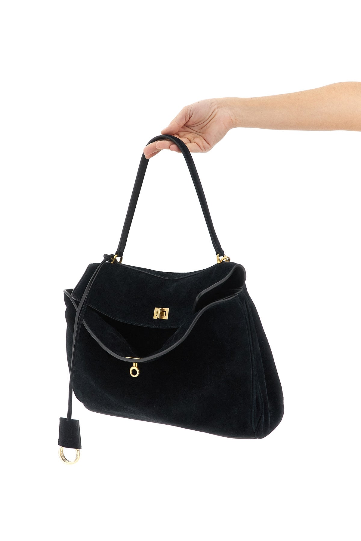 2026 New Arrival rodeo handbag in suede and smooth calf leather