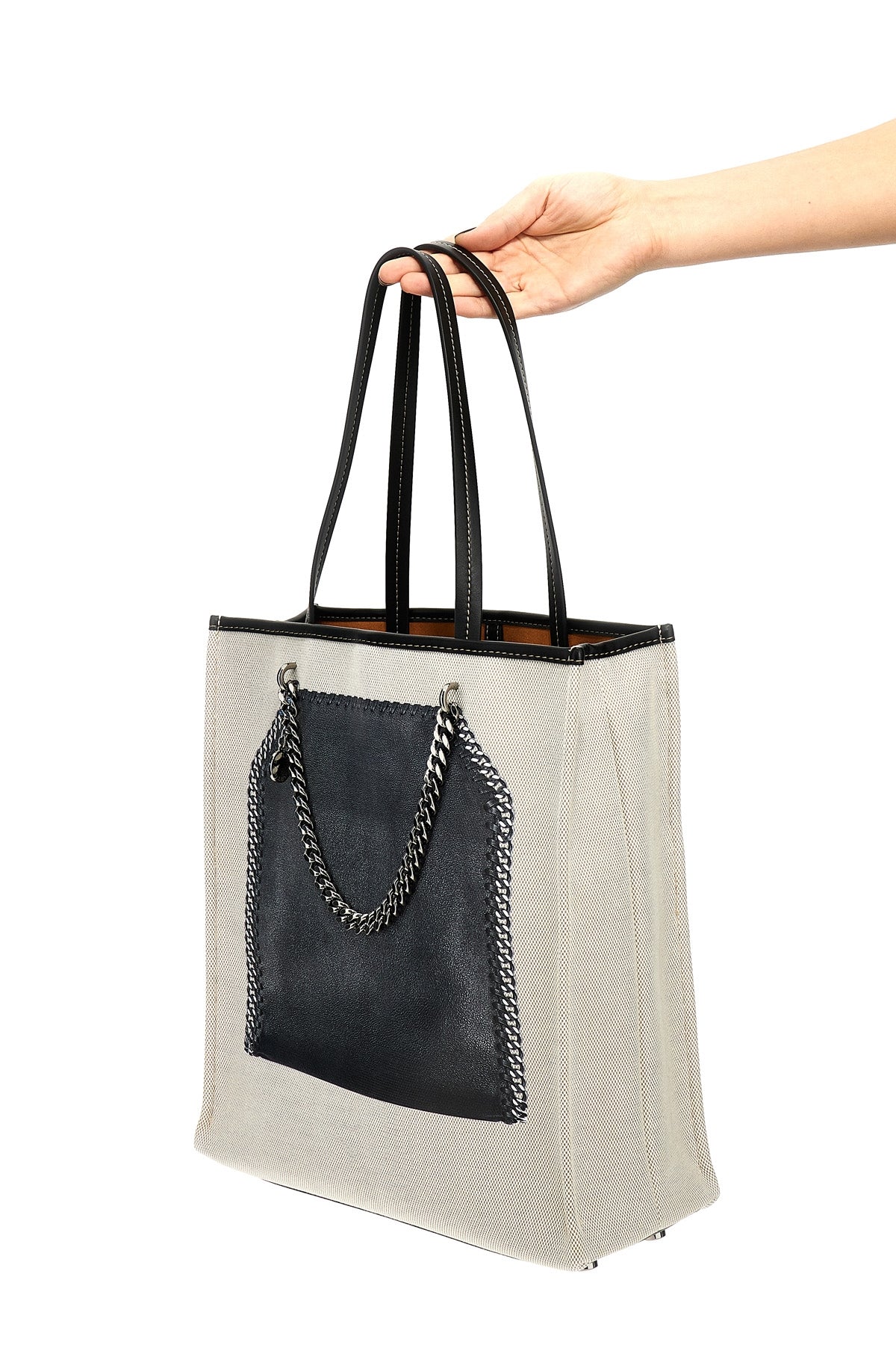 2026 New Arrival trompe loeil print on canvas shopping bag