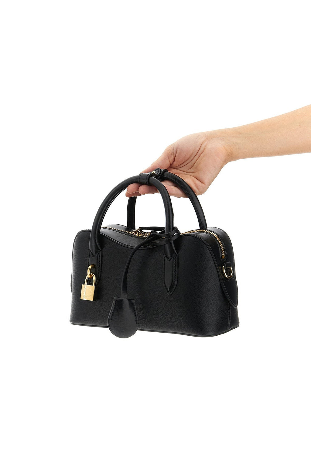2026 New Arrival small stella ryder crossbody bag in hammered leather-effect fabric