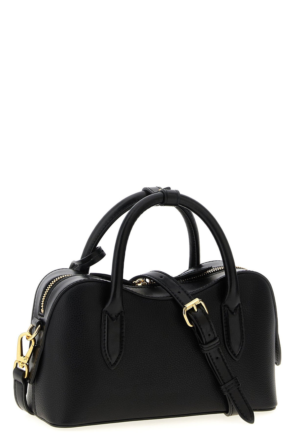 2026 New Arrival small stella ryder crossbody bag in hammered leather-effect fabric