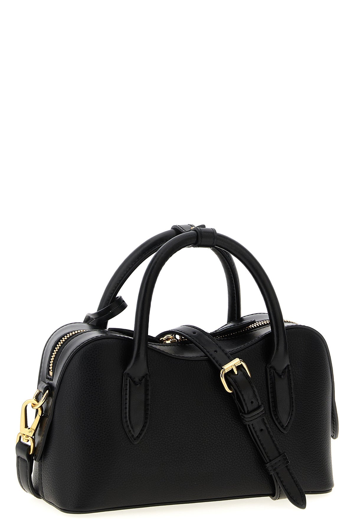 2026 New Arrival small stella ryder crossbody bag in hammered leather-effect fabric