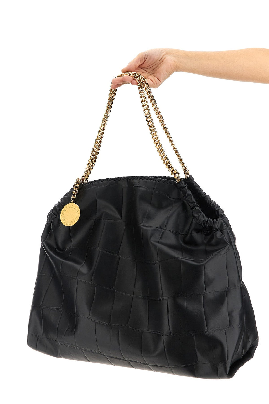 2026 New Arrival large falabella shopping bag in uppeal(tm) crocodile fabric