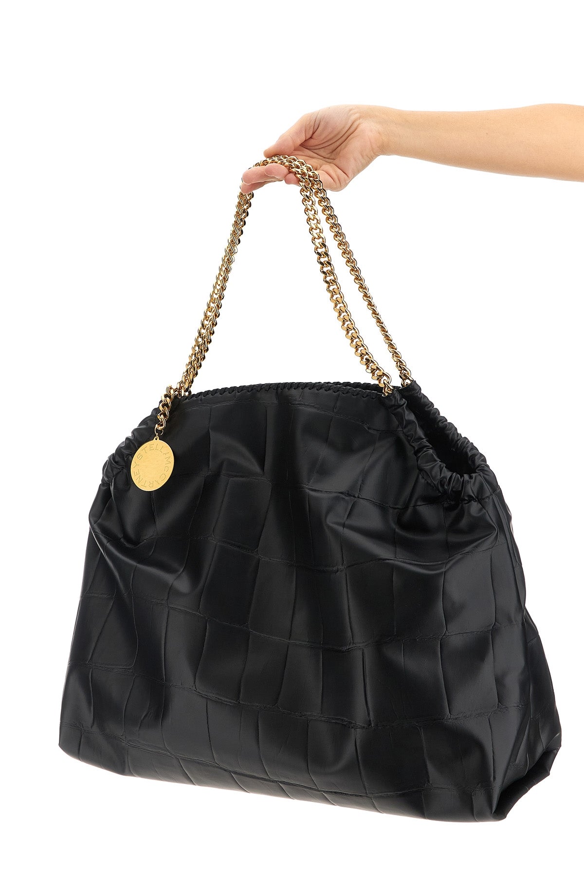 2026 New Arrival large falabella shopping bag in uppeal(tm) crocodile fabric