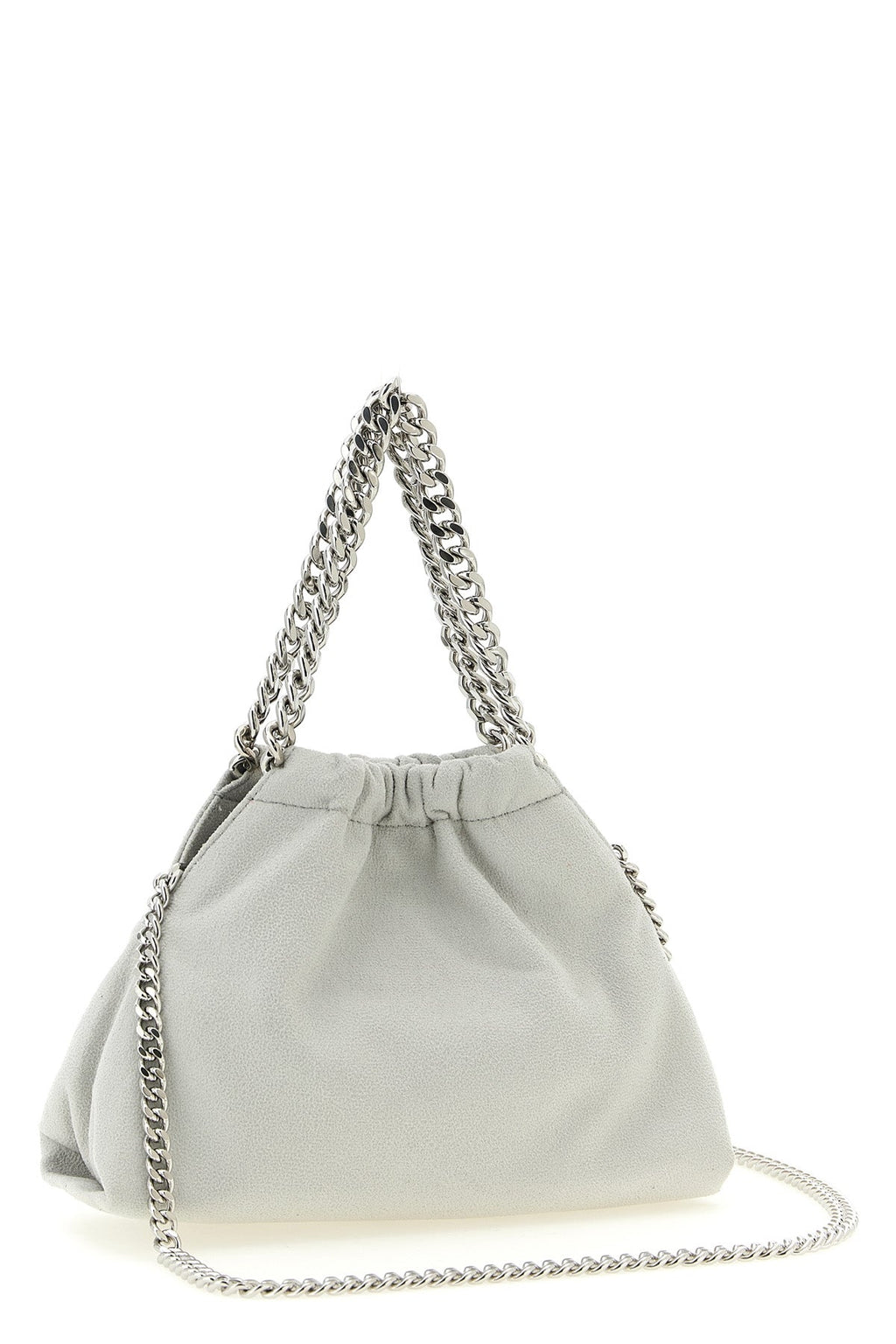 2026 New Arrival falabella mini drawstring handbag in matte eco shaggy deer fabric