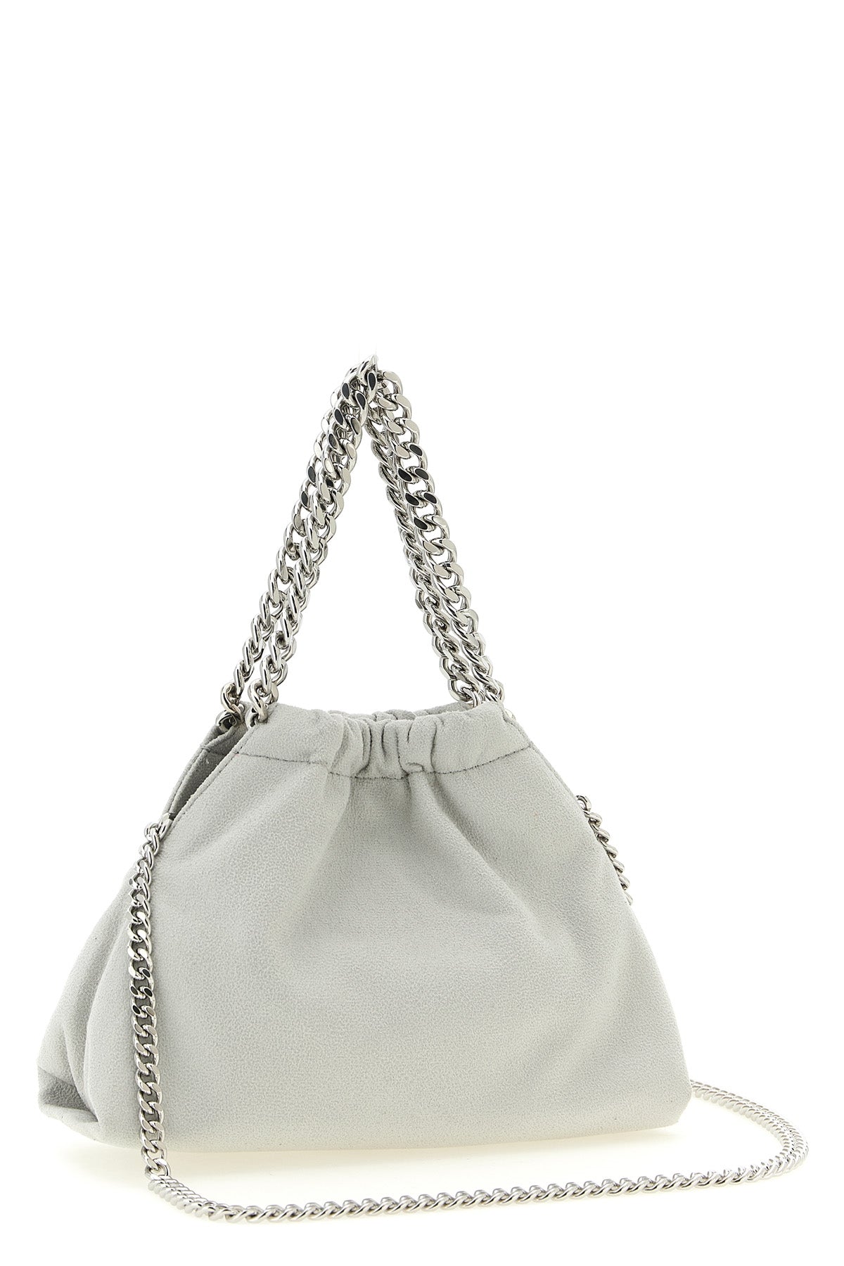 2026 New Arrival falabella mini drawstring handbag in matte eco shaggy deer fabric