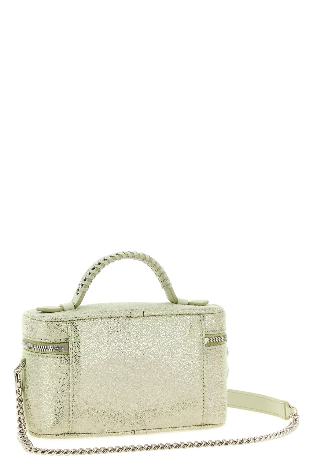 2026 New Arrival vanity falabella crossbody bag in eco shiny dotted chamois fabric