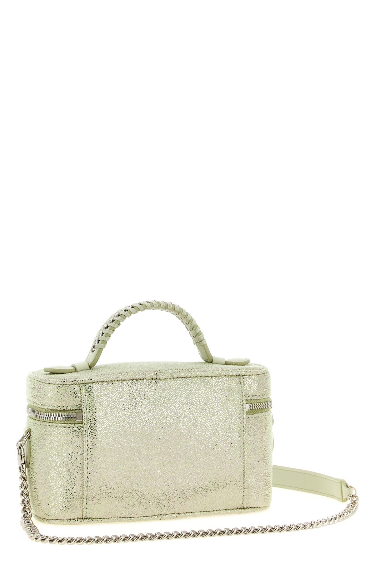 2026 New Arrival vanity falabella crossbody bag in eco shiny dotted chamois fabric