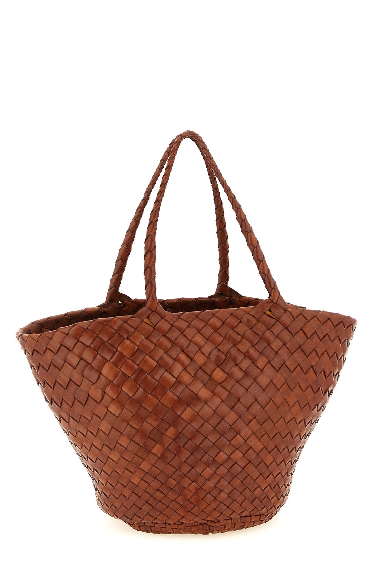 2026 New Arrival handbag egola handbag in hand-woven buffalo leather basket characterized by ir