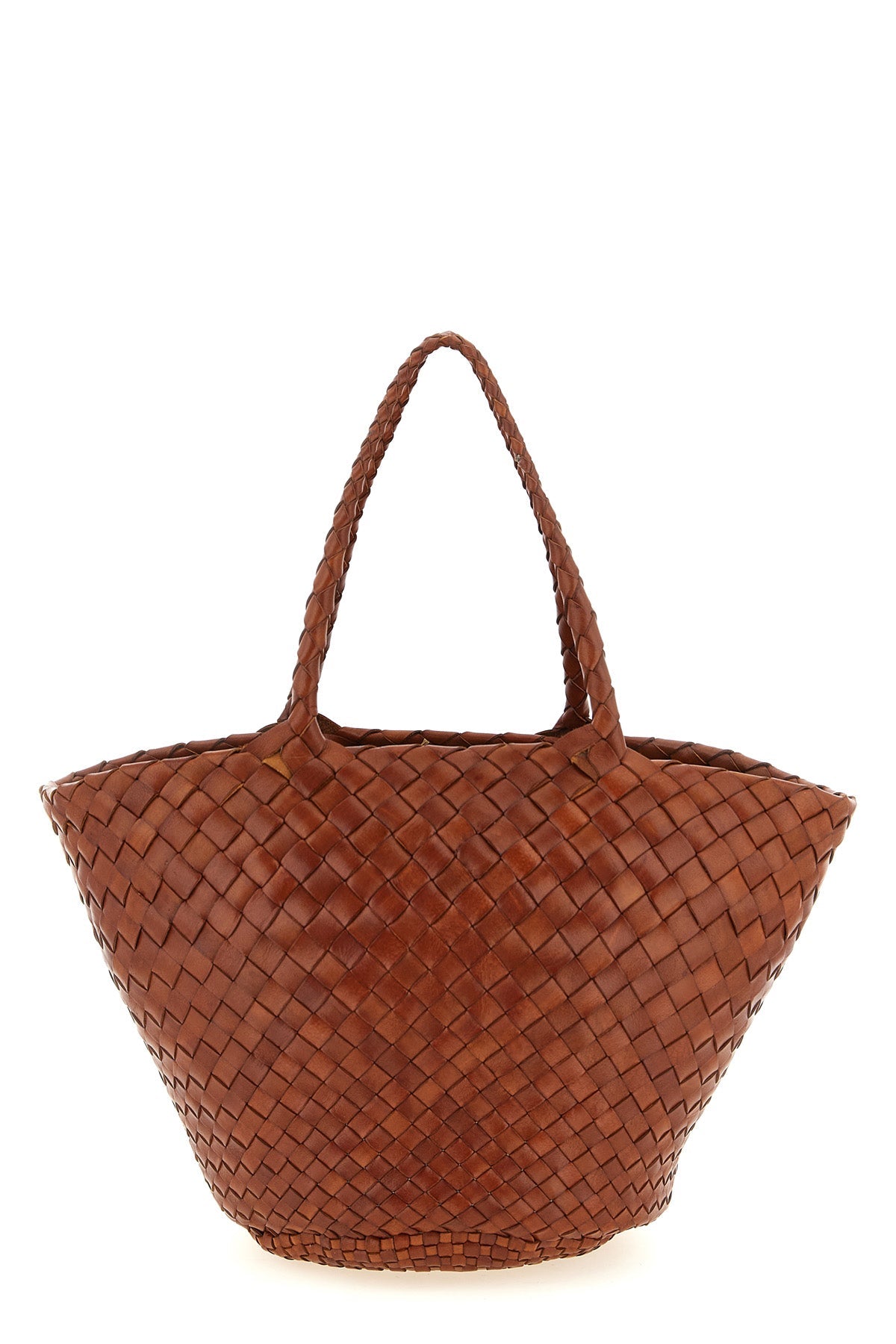 2026 New Arrival handbag egola handbag in hand-woven buffalo leather basket characterized by ir