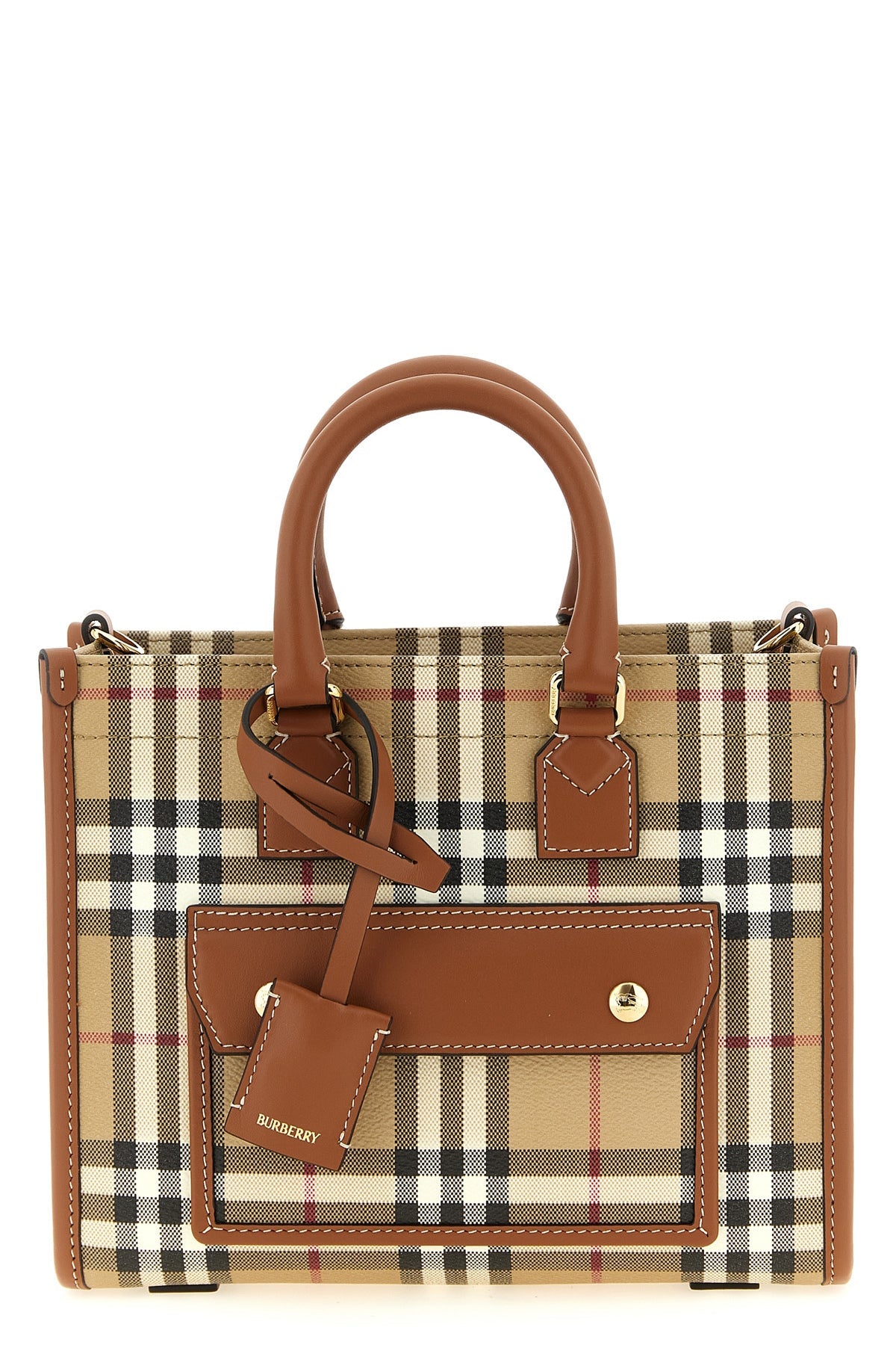 2026 New Arrival freya mini shopping bag in cotton blend coated