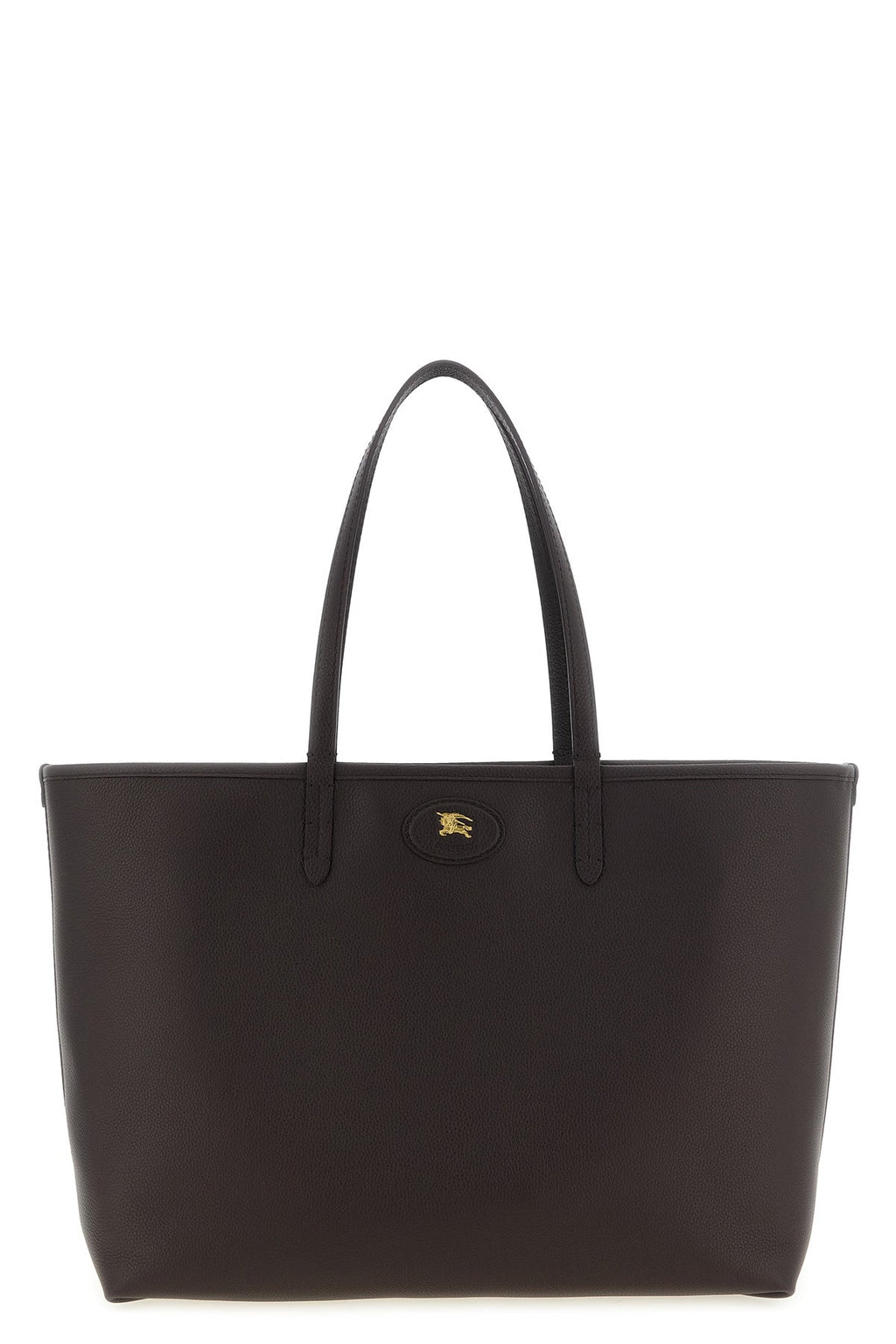 2026 New Arrival medium bloomsbury reversible shopping bag in grain calf leather and woven cott