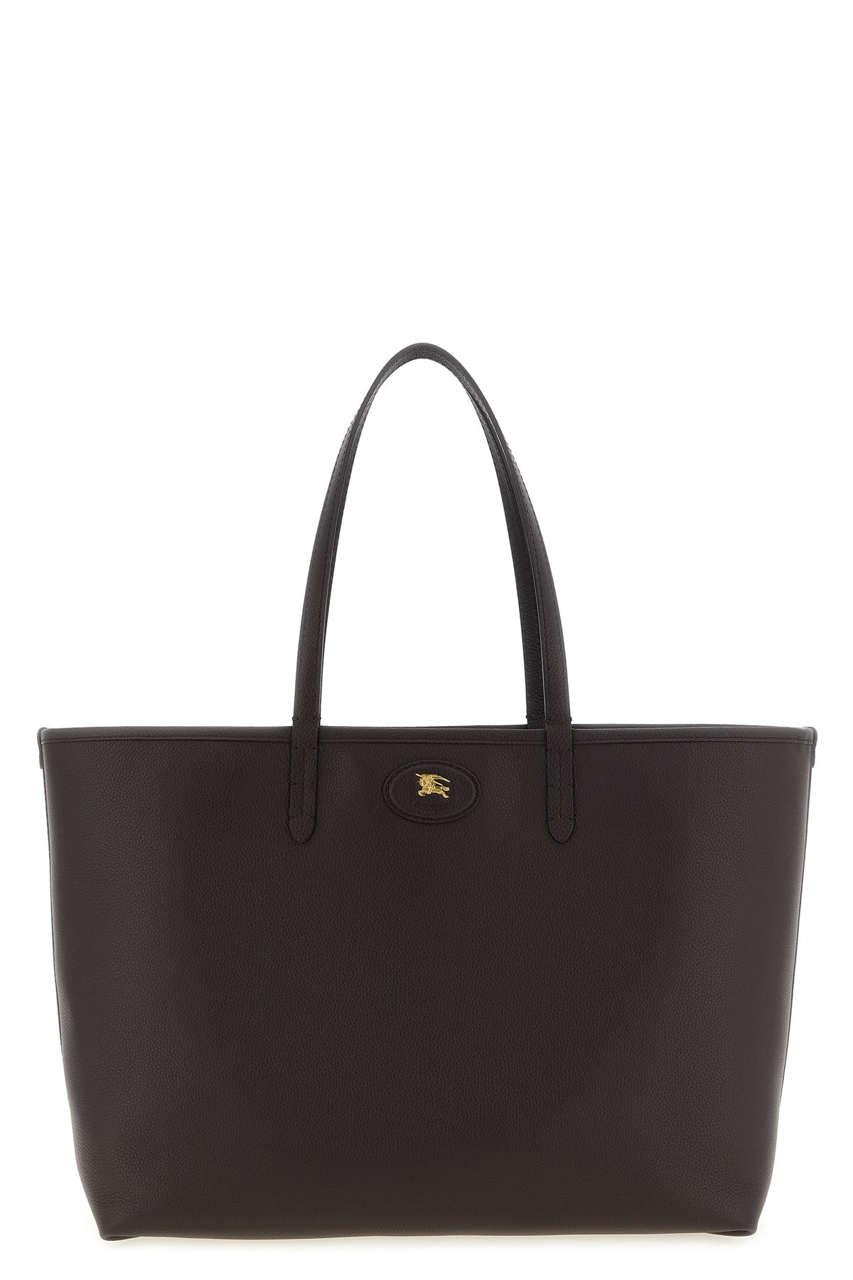 2026 New Arrival medium bloomsbury reversible shopping bag in grain calf leather and woven cott