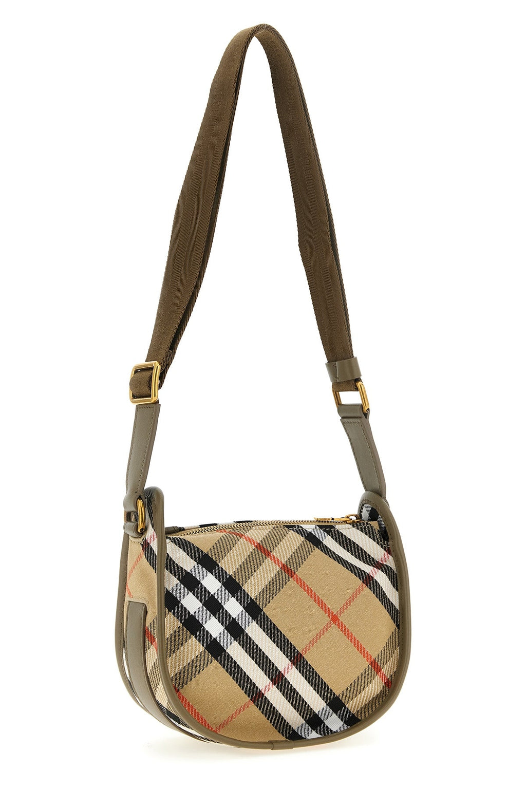 2026 New Arrival b clip mini crossbody bag in water-repellent cotton blend woven