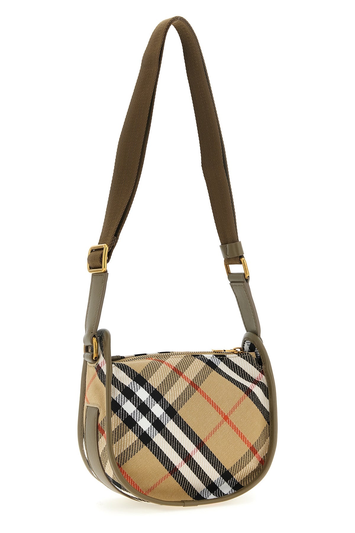 2026 New Arrival b clip mini crossbody bag in water-repellent cotton blend woven