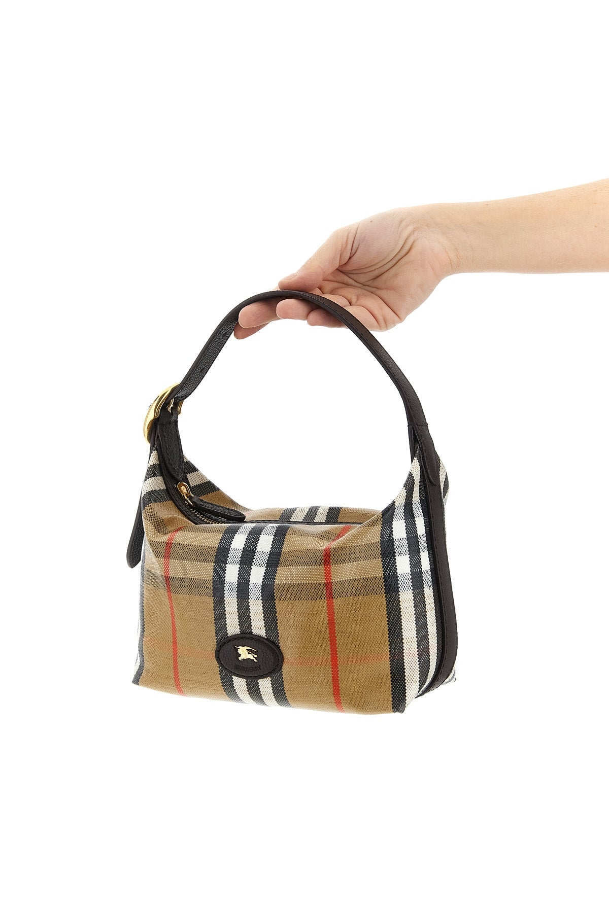 2026 New Arrival highlands duffle handbag in coated check fabric