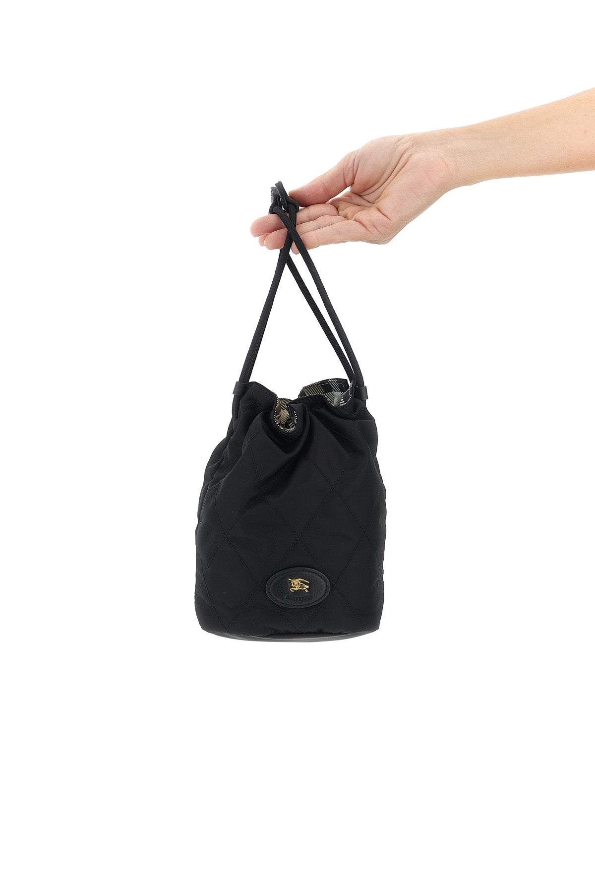 2026 New Arrival horseshoe quilted nylon clutch bag