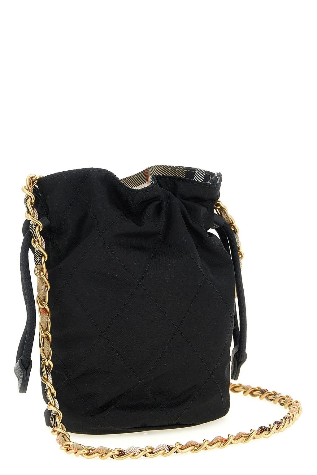 2026 New Arrival horseshoe quilted nylon clutch bag